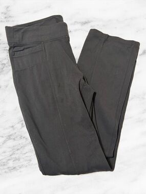 Athleta Black High-Waist Leggings with Side Pocket